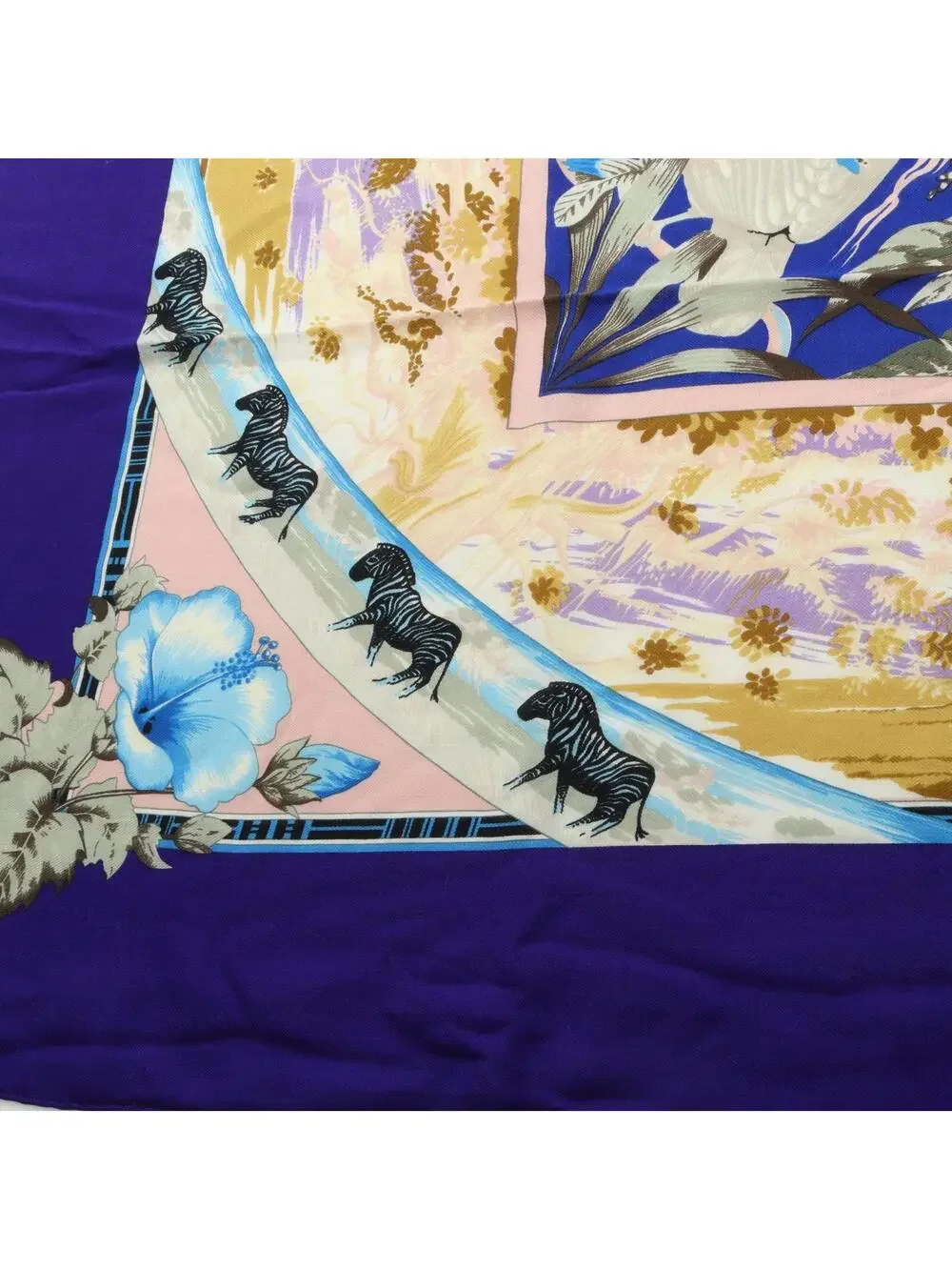 Hermes Carre Geant Tropices Scarf Silk #274814H11B